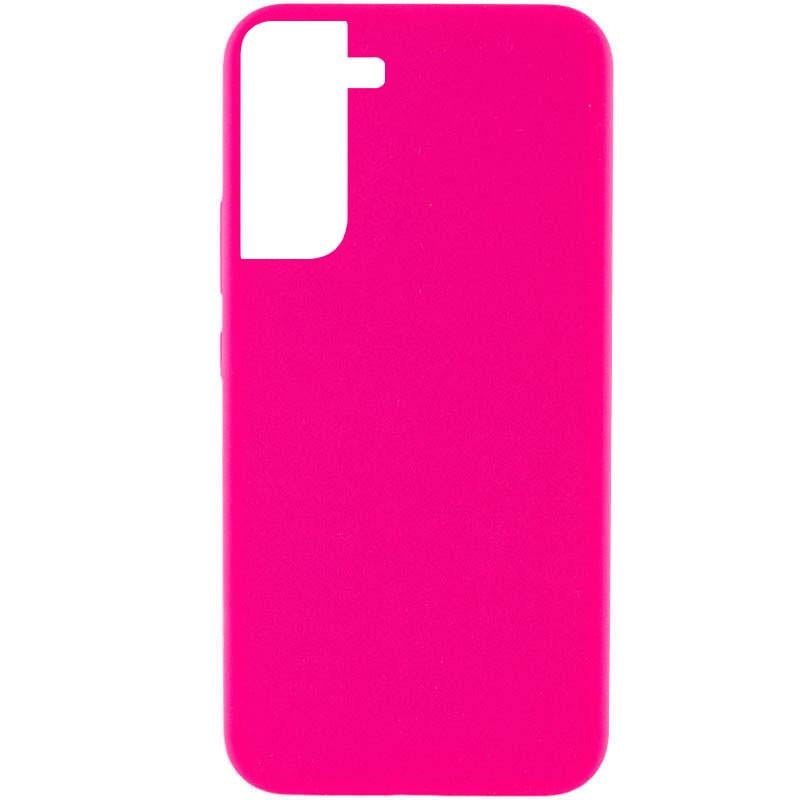 Противоударный чехол Silicone Cover Lakshmi (AAA) для Samsung Galaxy S22 Розовый / Barbie pink - фото 1