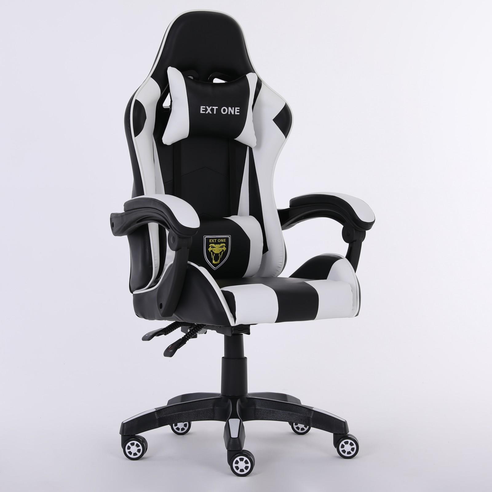 Кресло компьютерное Ext One Черный/Белый (10013698) - фото 2 Кресло компьютерное Ext One Черный/Белый (10013698) - фото 2