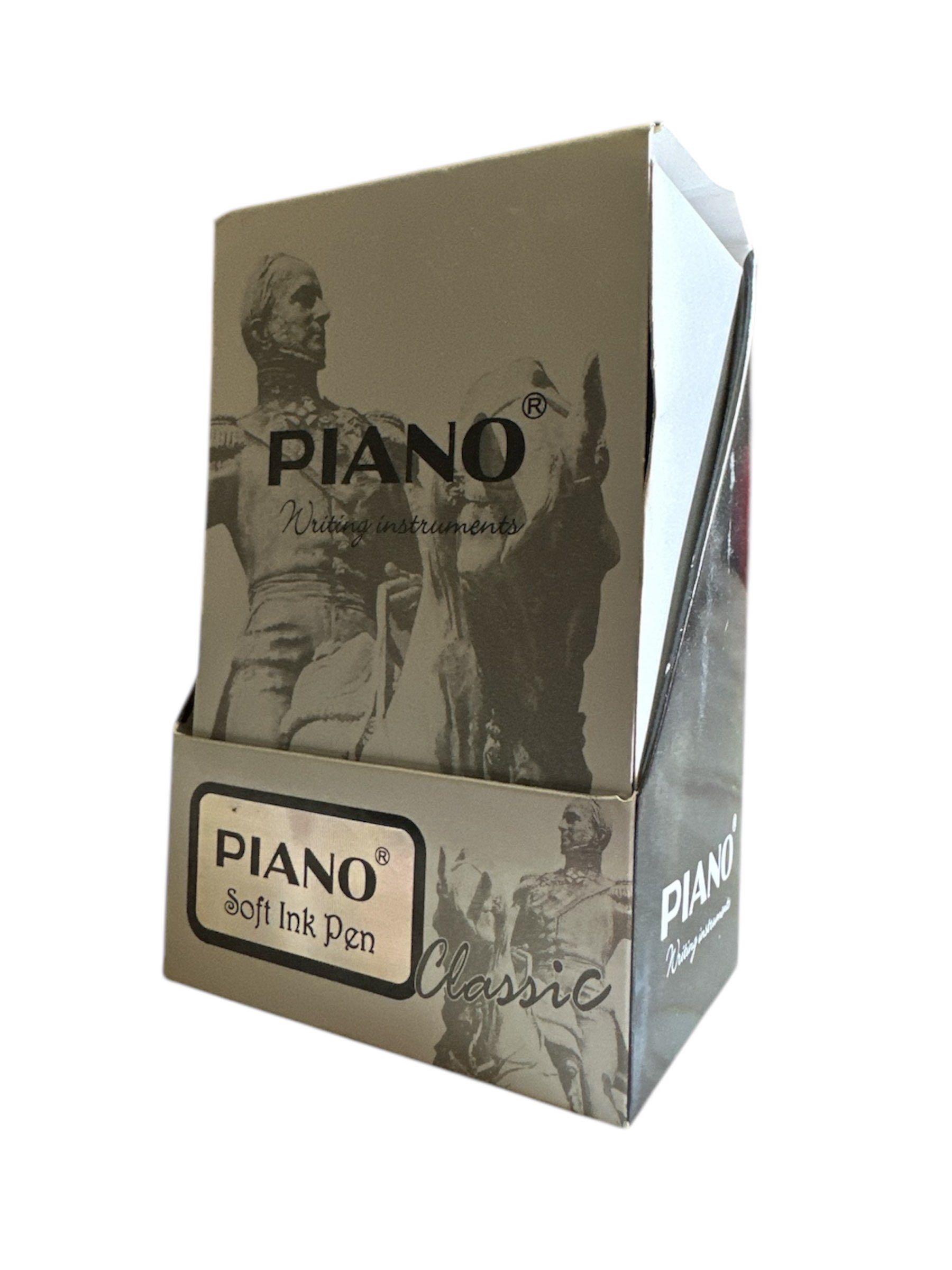 Ручка шариковая автоматическая Piano РТ-189 0,7 мм Синий (26159717) - фото 2