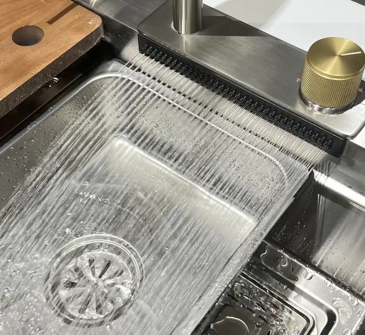 Кухонна раковина з неіржавкої сталі багатофункціональна Sink 8045 800x450x210 мм (482019414) - фото 5 Кухонна раковина з неіржавкої сталі багатофункціональна Sink 8045 800x450x210 мм (482019414) - фото 5