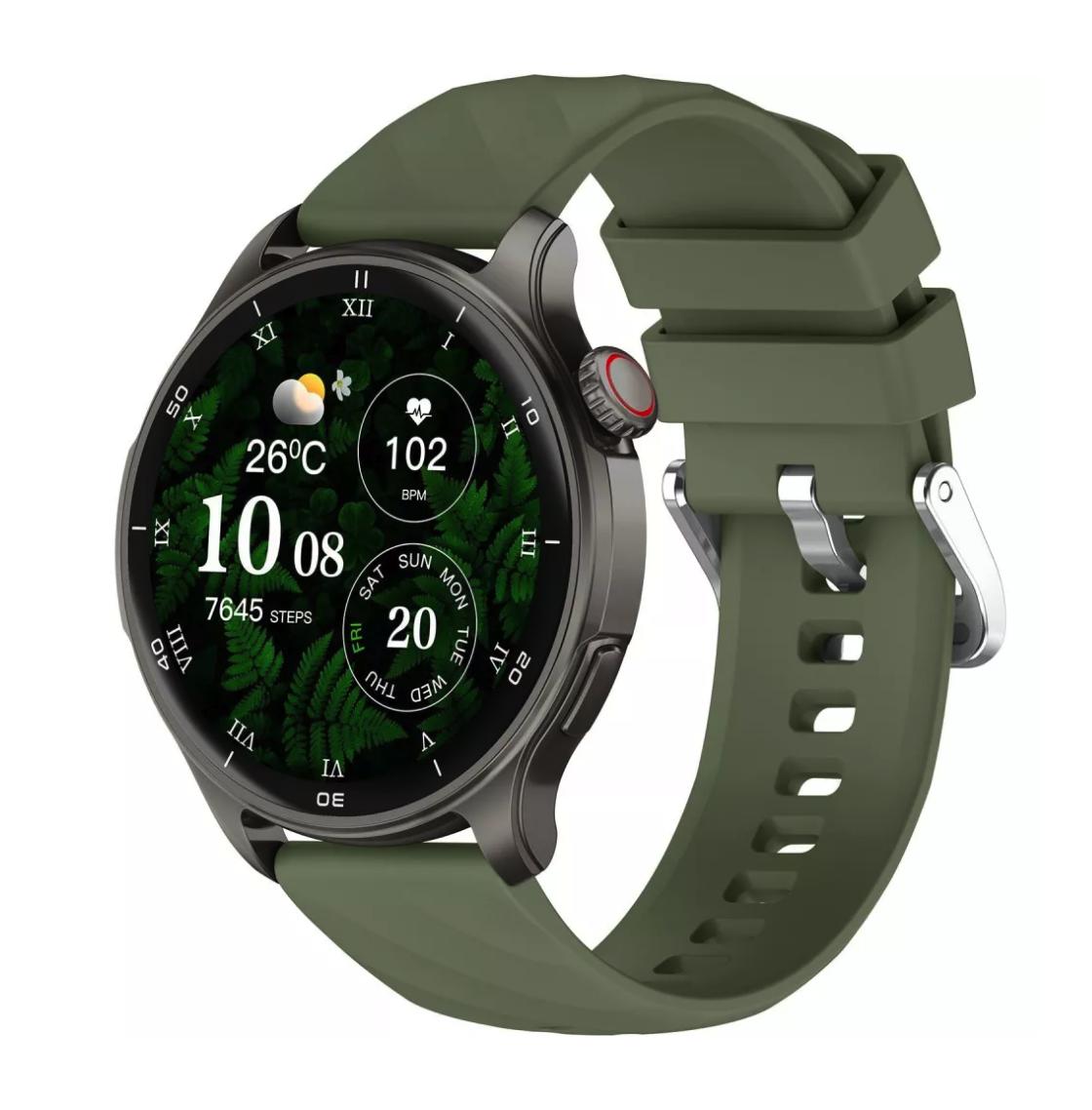 Смарт-часы Proove Terra со встроенным GPS и AMOLED дисплеем и влагозащита 3ATM для бега и плавания совместим с iOS/Android