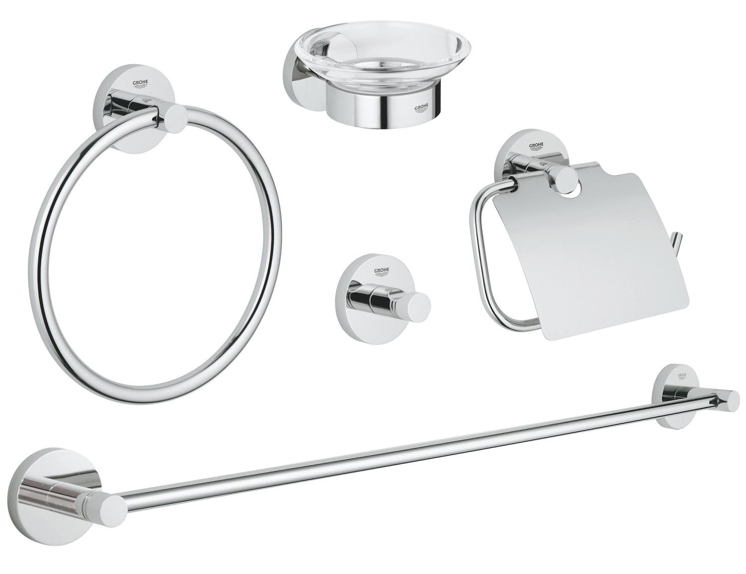 Набір аксесуарів для ванної Grohe Essentials 40344001 Хром (111036)