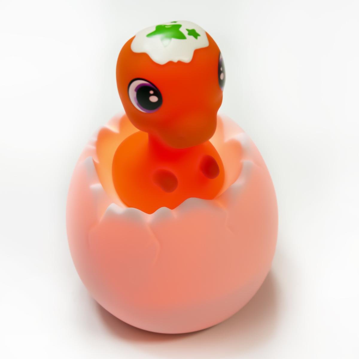 Детский светильник Egg Ball Animal World LED Брахиозаврик Малиновый (1008895-Other-8)