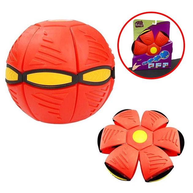 М'ячик-трансформер літаючий Flat Ball Disc НЛО Фрісбі з LED підсвічуванням для дітей (25206156) - фото 3 М'ячик-трансформер літаючий Flat Ball Disc НЛО Фрісбі з LED підсвічуванням для дітей (25206156) - фото 3