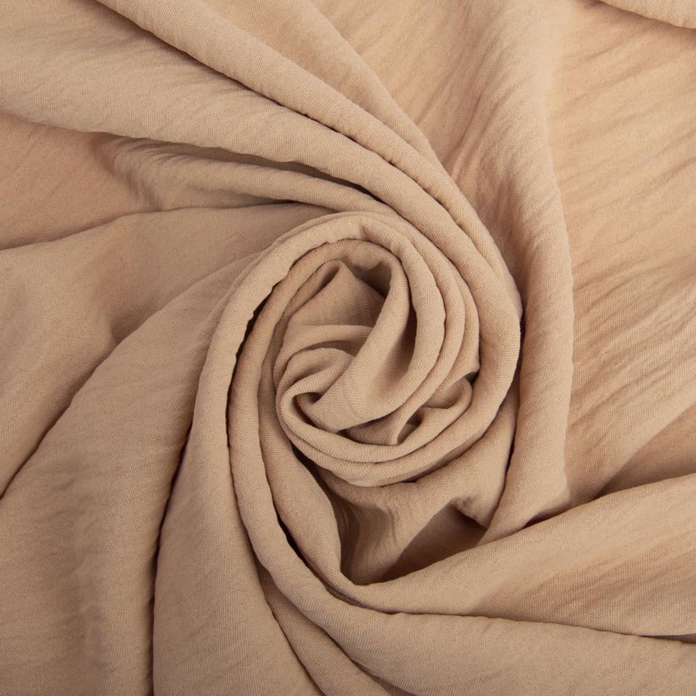 Ткань плательная креп Мадагаскар Песок (16163)