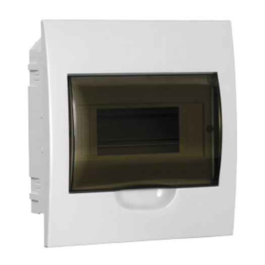 Щит распределительный УЭК ЩРВ-П 8 модулей пластик 230х175х100 мм Прозрачный (MKP12-V-08-1-U)