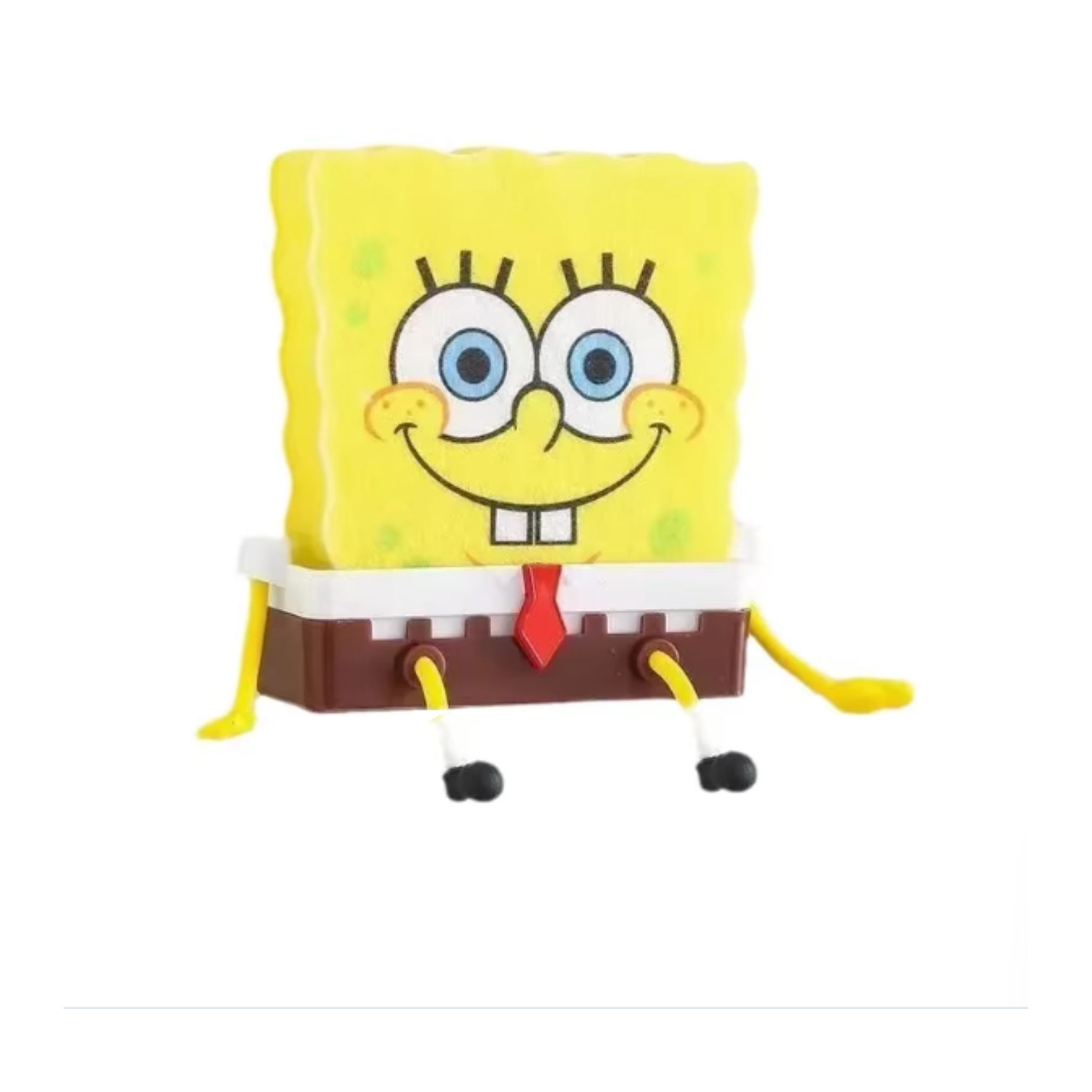 Губка для мытья посуды Спанч Боб с держателем