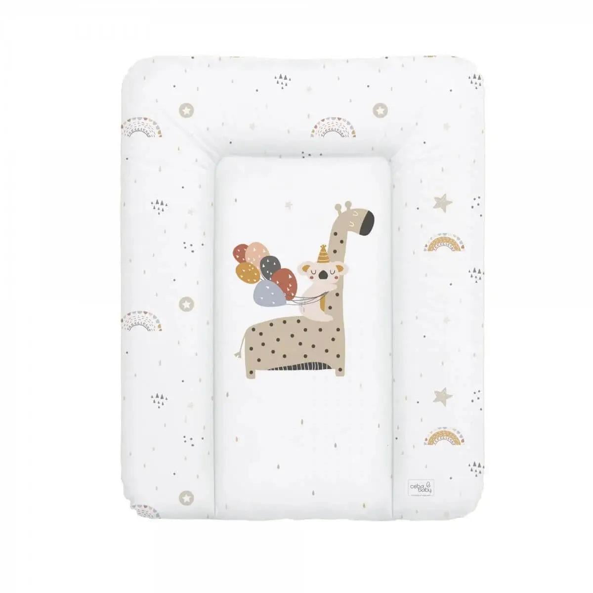 Пеленальный матрас на комод Ceba Baby Giraffe 70х50 см (ULT-3478246)