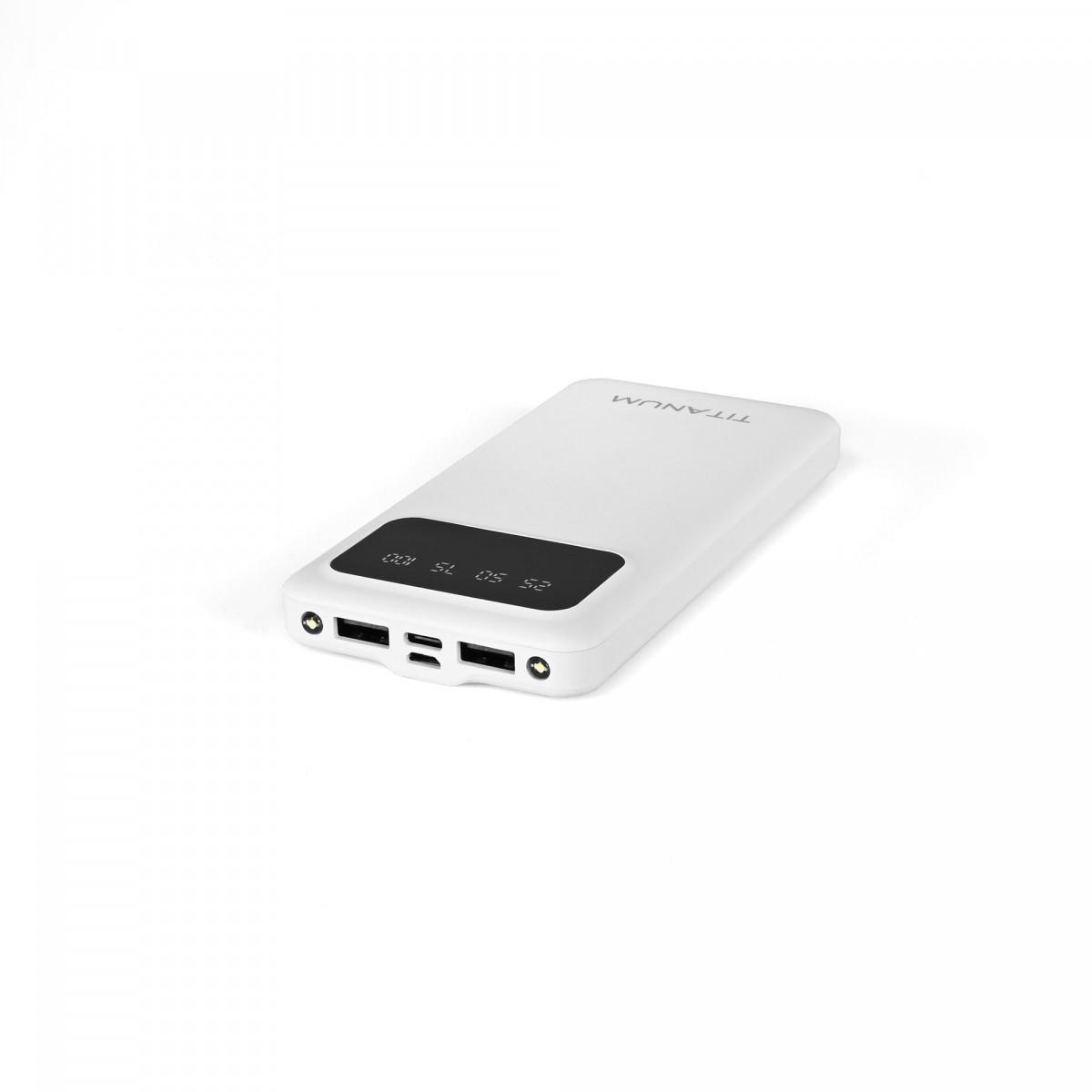 Павербанк TITANUM TPB-OL21 10000 mAh White (2385235485) - фото 3