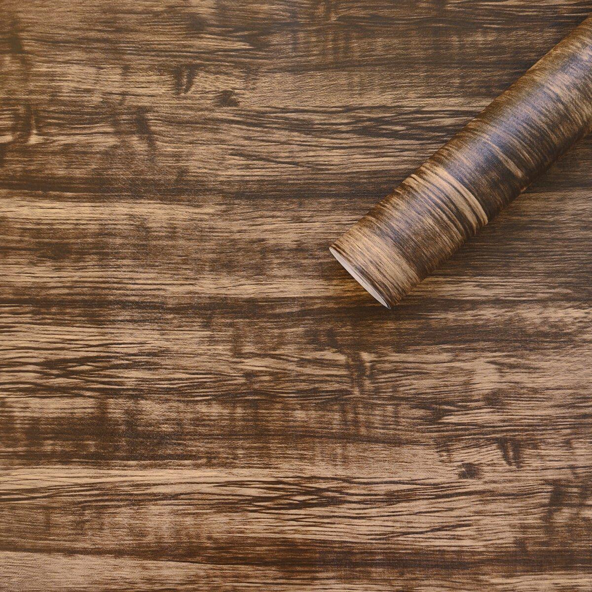 Самоклеящаяся пленка Sticker Wall SW-00001243 Дерево 0,45х10 м Темно-коричневый (991943274)