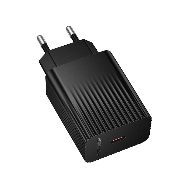 Зарядное устройство для телефона Borofone BAS73A Source single port PD20W charger Black (24694)