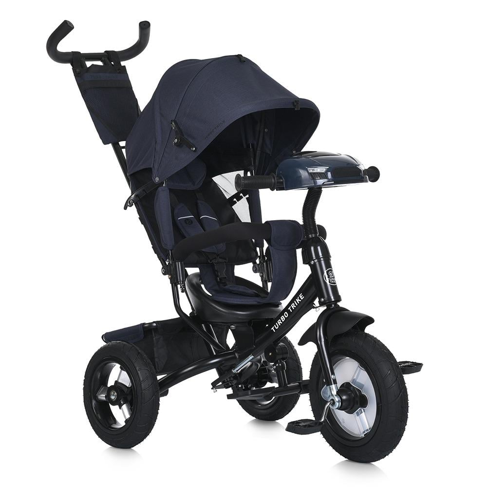 Велосипед трехколесный Turbo Trike MT 1006-9 с музыкальной панелью световыми эффектами и мягким сиденьем.