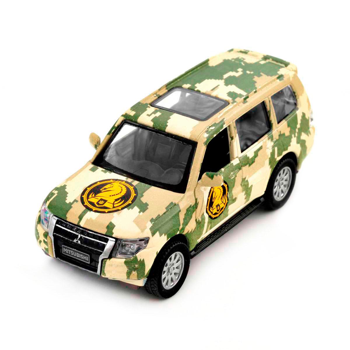 Автомодель игрушечная детская серии Шевроны Героев MITSUBISHI PAJERO 4WD TURBO 47 ОМБр Автомодель игрушечная детская серии Шевроны Героев MITSUBISHI PAJERO 4WD TURBO 47 ОМБр