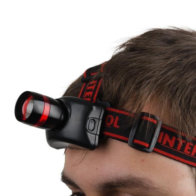 Ліхтар налобний світлодіодний Intertool LB-0303 3 Вт батарейки 3 ААА. - фото 8 Ліхтар налобний світлодіодний Intertool LB-0303 3 Вт батарейки 3 ААА. - фото 8