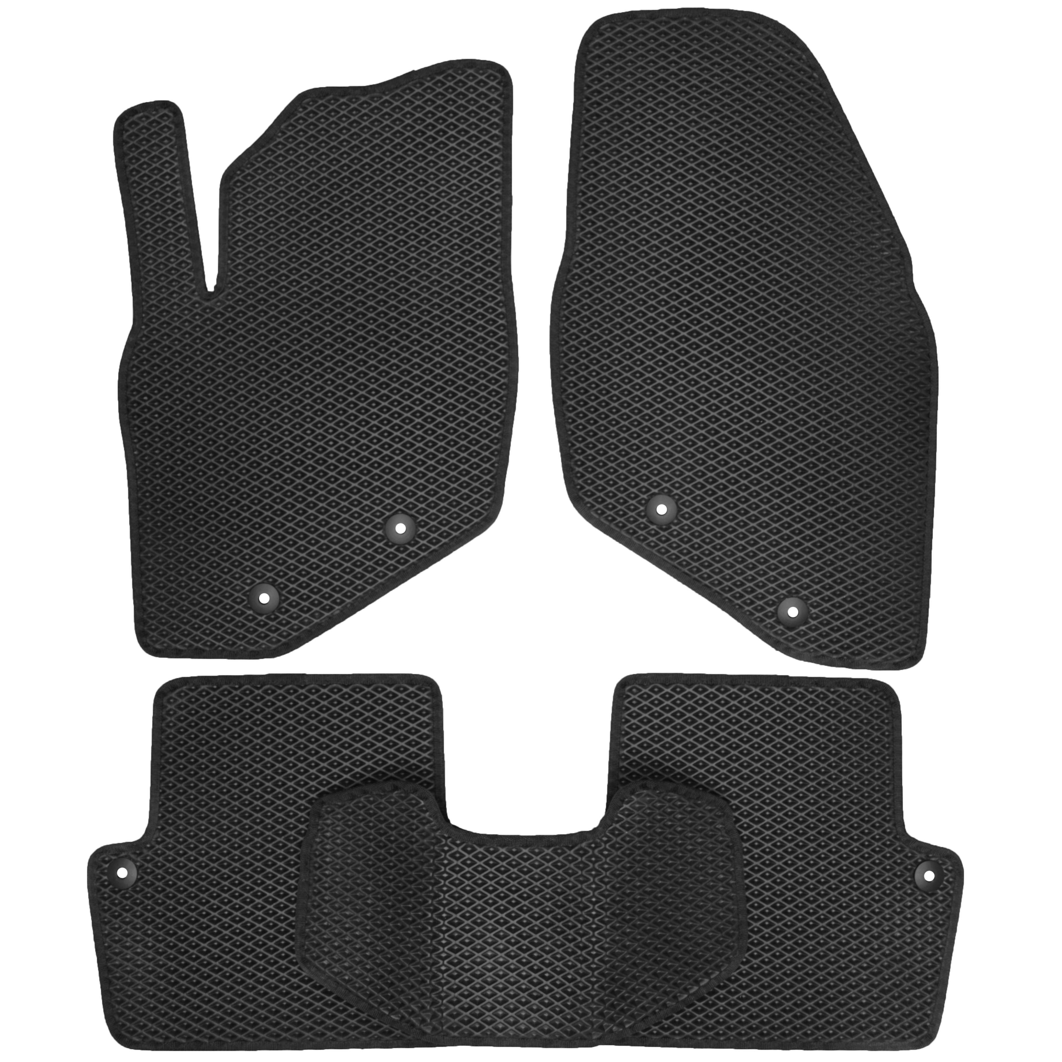 Коврики в салон для Volvo XC70 '04-06 EVA-полимерные Черный (150703)