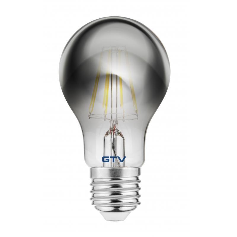 Лампа світлодіодна GTV Filament A60 1800K E27 8W 400 Lm AC220-240V 360° Сірий (27844755)