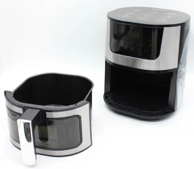 Аерофритниця Rainberg RB-2268 4200 Вт сенсорна з регулюванням температури 8 л Чорний (2104618535) - фото 3 Аерофритниця Rainberg RB-2268 4200 Вт сенсорна з регулюванням температури 8 л Чорний (2104618535) - фото 3