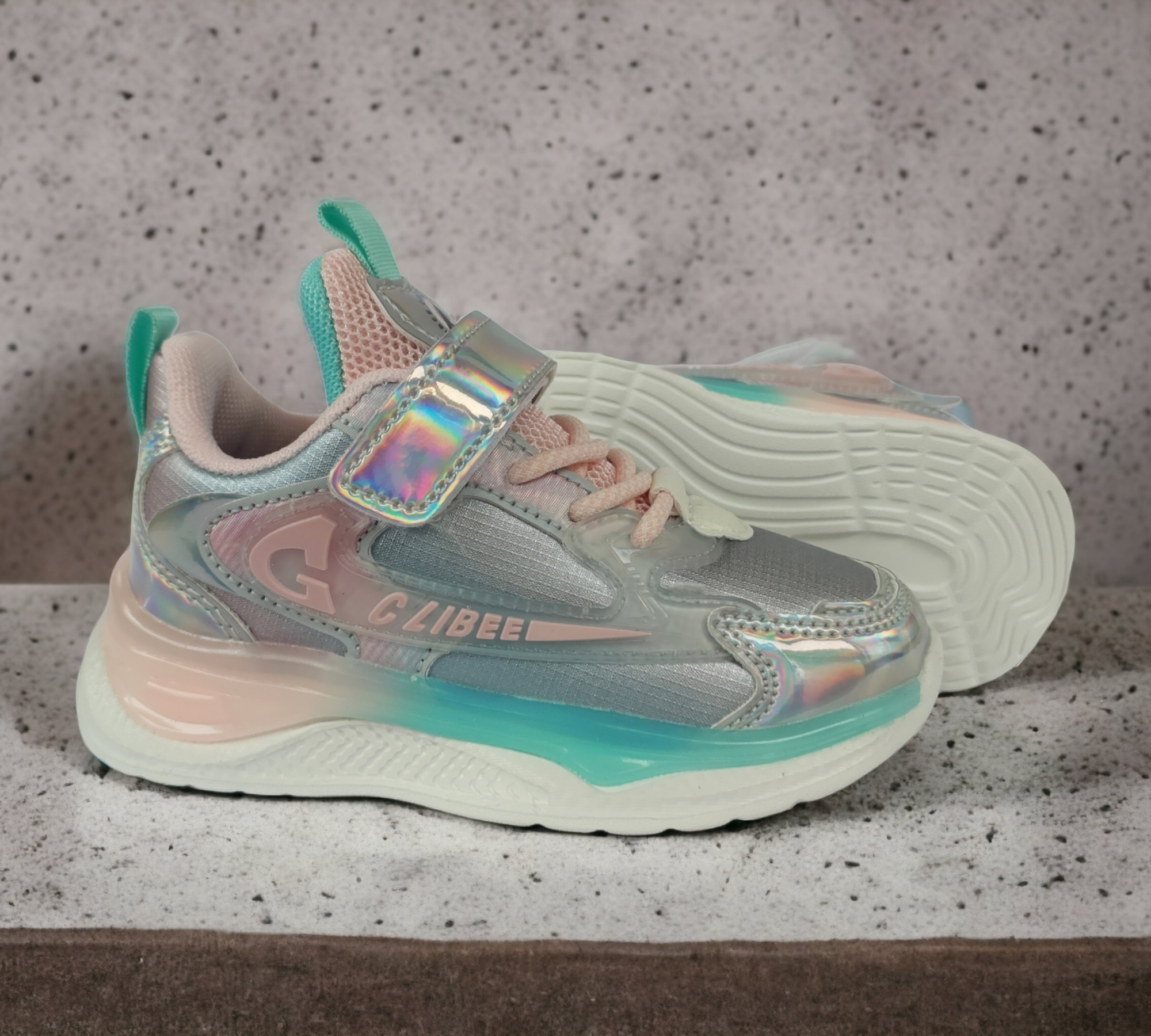 Кроссовки Clibee 913PS р. 28 Серебрянный - фото 4 Кроссовки Clibee 913PS р. 28 Серебрянный - фото 4