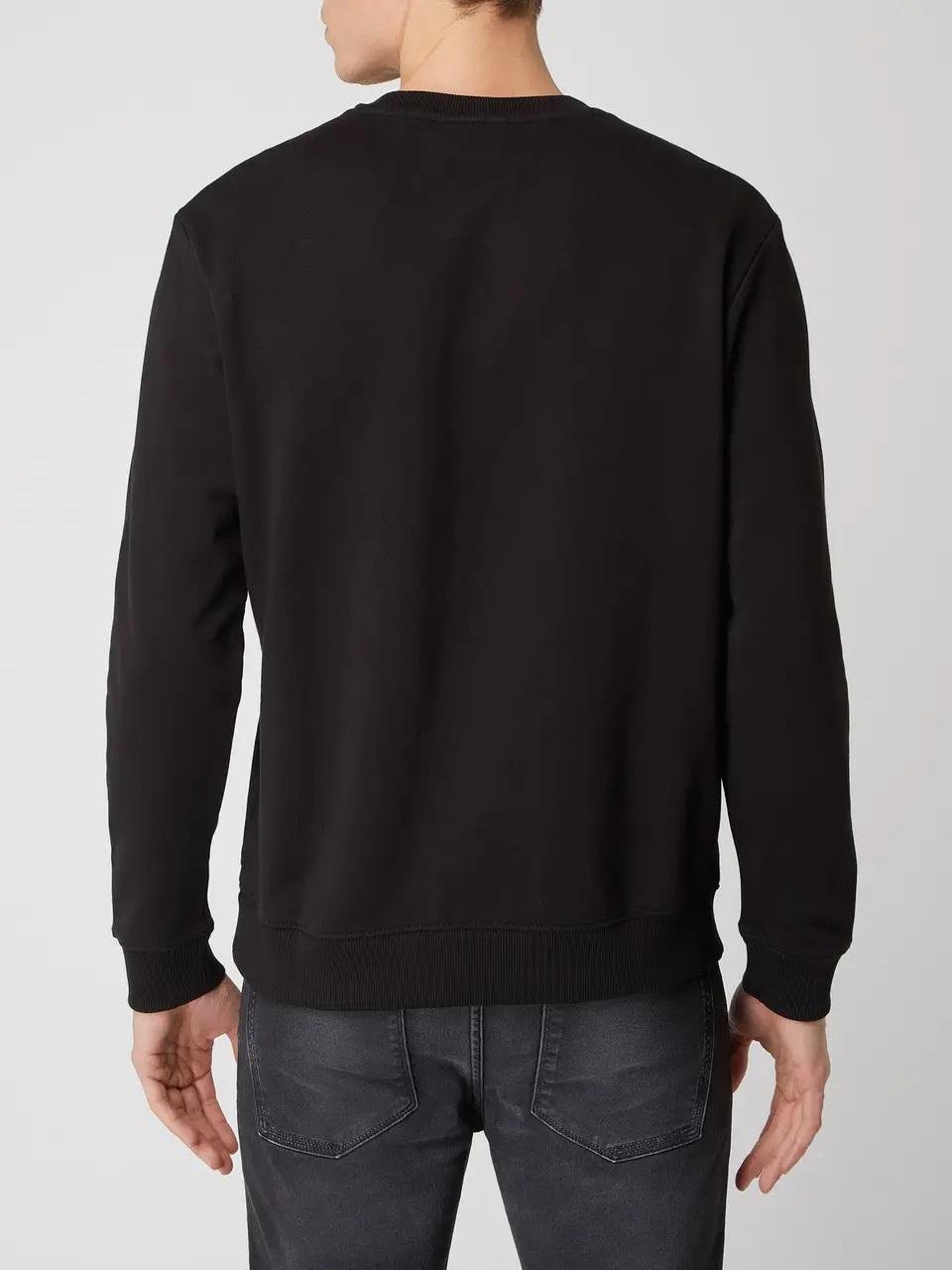 Світшот чоловічий Hugo Boss Cotton-terry regular-fit sweatshirt with logo label 75-2098BLK-RD M - фото 4