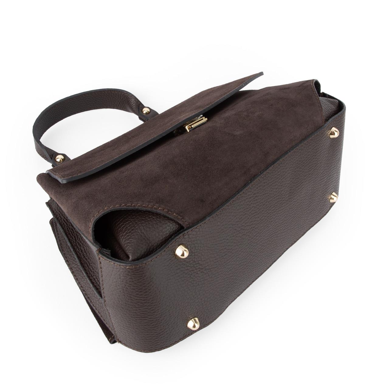 Сумка женская замшевая Virginia Conti 04062 Шоколадный (2765620576) - фото 3