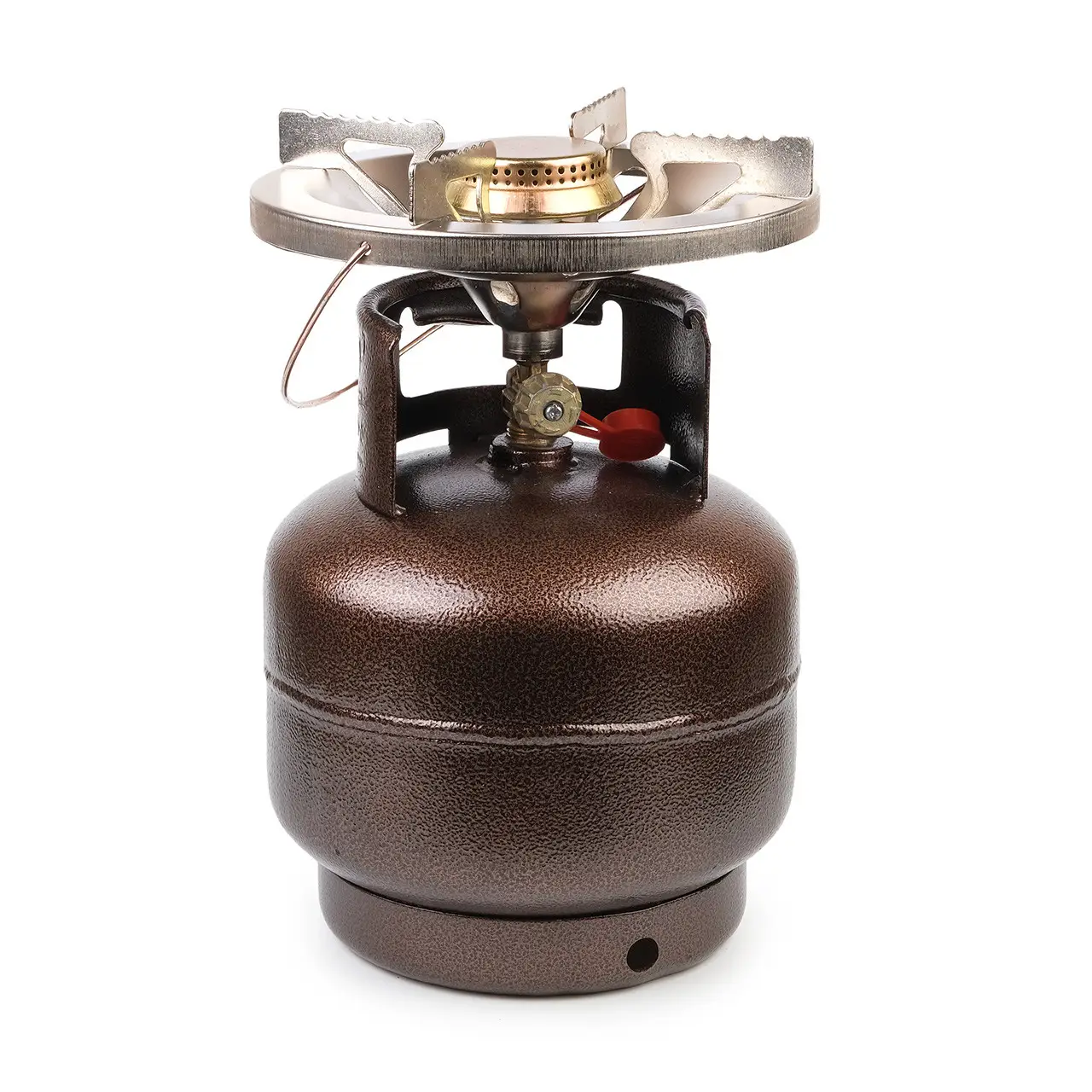 Балон газовий різьбовий із пальником незаправлений 6 л (50000774) - фото 1 Балон газовий різьбовий із пальником незаправлений 6 л (50000774) - фото 1