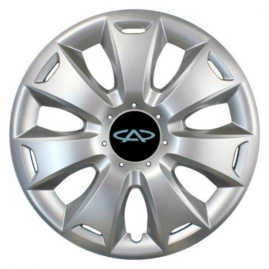 Автомобильные колпаки SKS 417 R16 с логотипом Chery 4 шт. Серебристый Автомобильные колпаки SKS 417 R16 с логотипом Chery 4 шт. Серебристый