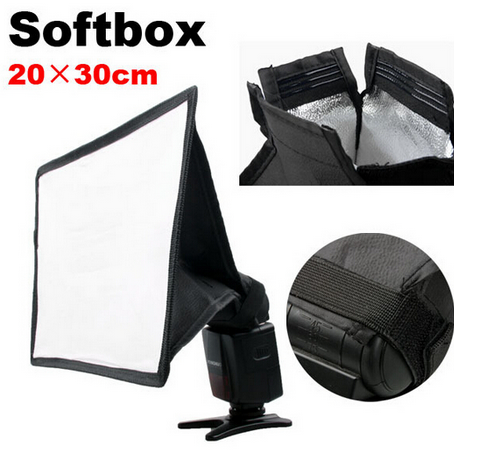 Софтбокс рассеиватель/диффузор Softbox для вспышек 20х30 см код XT-514L (853287488)