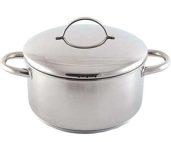 Кастрюля Fissman Venera индукционная со стальной крышкой 5,4 л