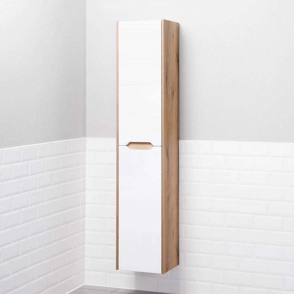 Пенал подвесной MVK Vostok Mirri 30 эмаль левый 300х300х1700 мм Белый матовый (mrp130wh-1) - фото 3 Пенал подвесной MVK Vostok Mirri 30 эмаль левый 300х300х1700 мм Белый матовый (mrp130wh-1) - фото 3