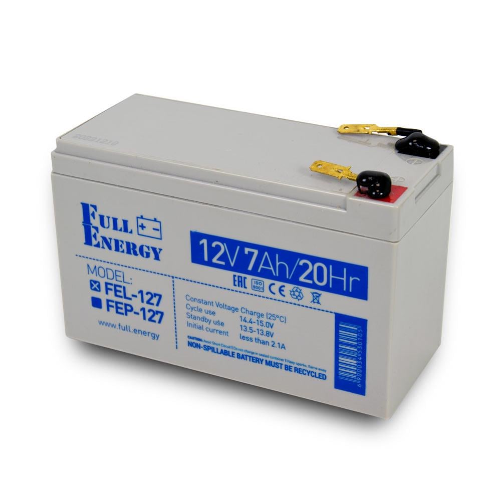 Акумулятор Full Energy FEL-127 12V 7А/год гелевий для ДБЖ (32898277)
