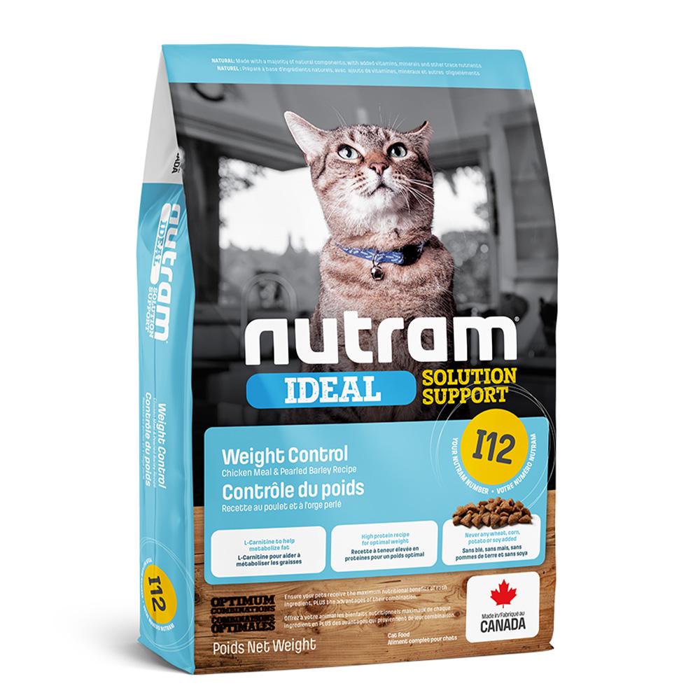 Корм сухой для кошек Nutram I12 Weight Control 20 кг (24390146)