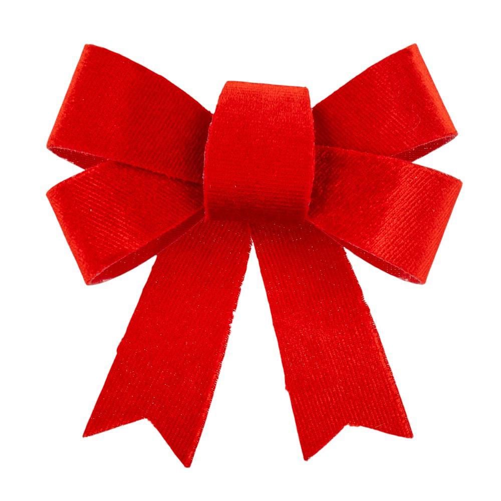 Набор бантов 3 шт. 12 см Красный бархат (9245-008) Набор бантов 3 шт. 12 см Красный бархат (9245-008)
