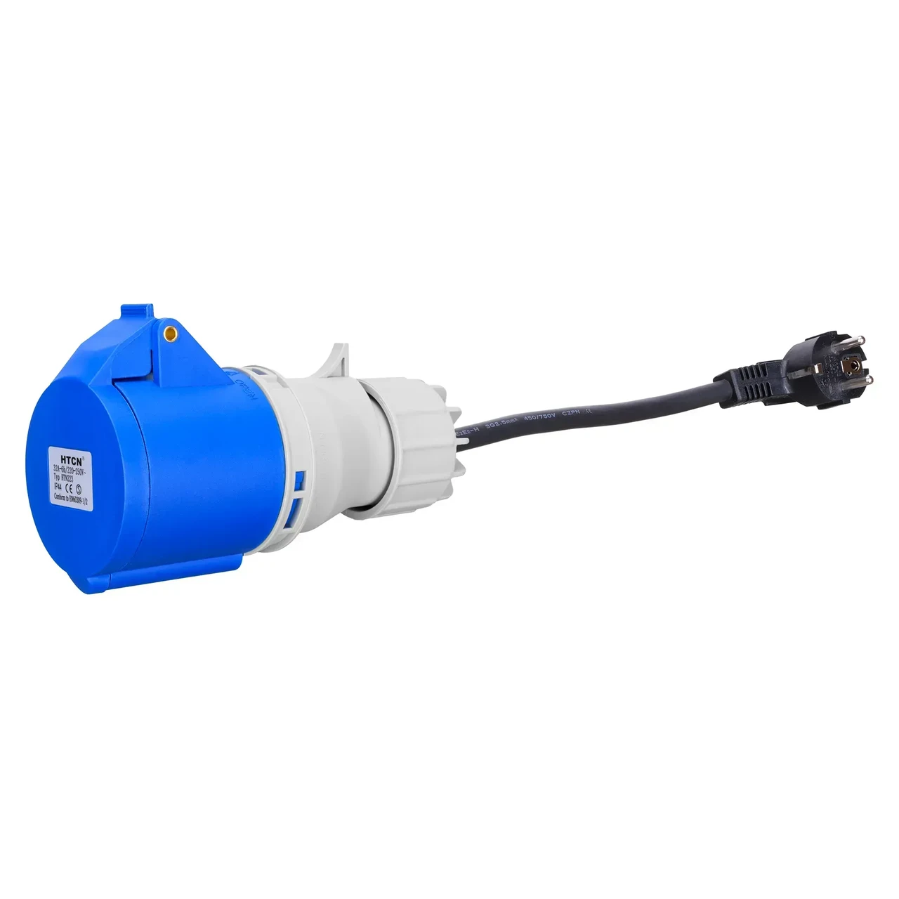 Переходник на вилку 16 А для домашней электросети 32A-16A (CCE32) Переходник на вилку 16 А для домашней электросети 32A-16A (CCE32)