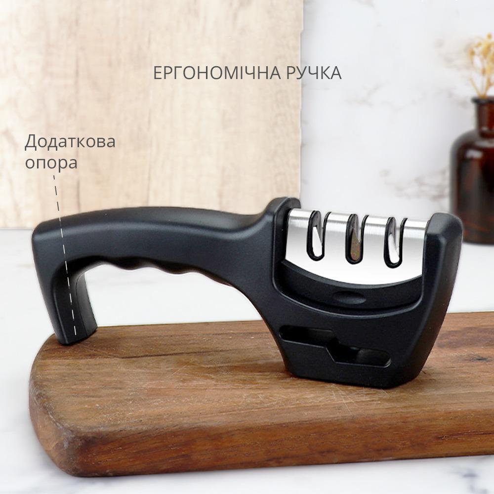 Точилка ручная Knife&Scissors Sharpener для заточки ножей и ножниц (847925-02) - фото 6