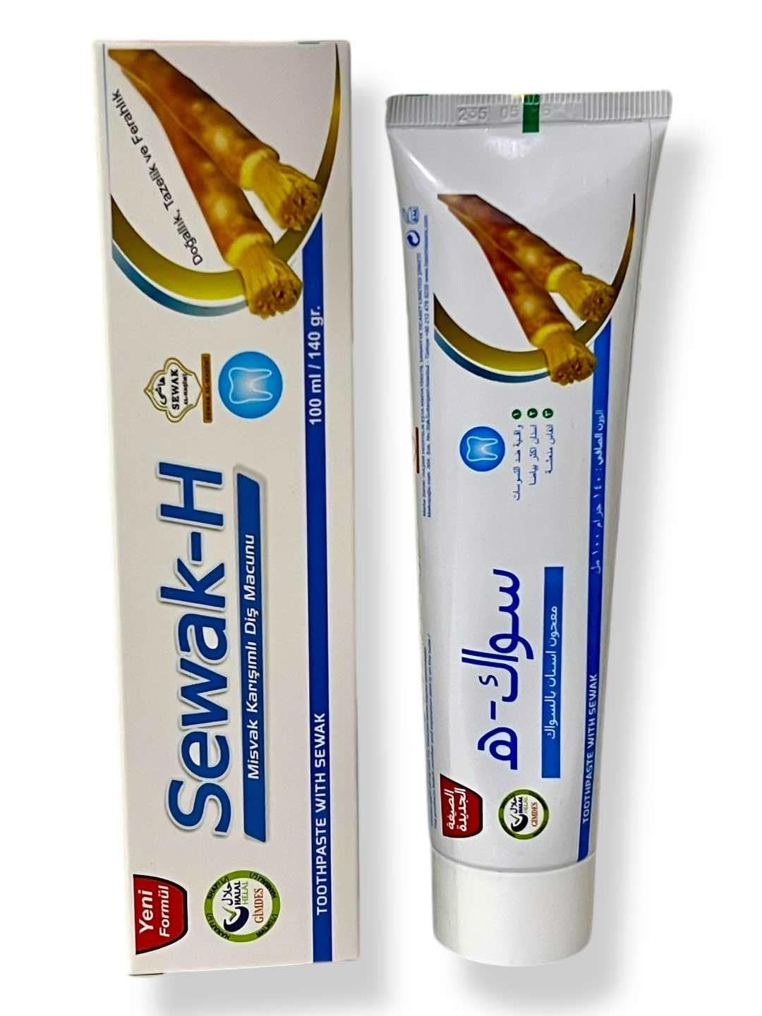 Зубная паста Sewak-H с мисваком натуральная свежесть и защита от кариеса 140 г (77773726) Зубная паста Sewak-H с мисваком натуральная свежесть и защита от кариеса 140 г (77773726)