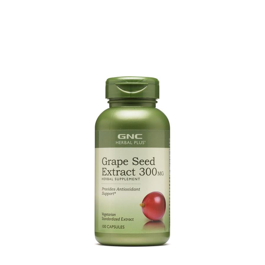 Натуральна добавка GNC Herbal Plus Grape Seed Extract 300 мг 100 капс. (6756)