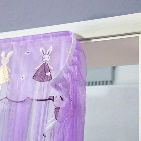 Штора на дверь 200х100 см Фиолетовый (C00858-2) - фото 5 Штора на дверь 200х100 см Фиолетовый (C00858-2) - фото 5