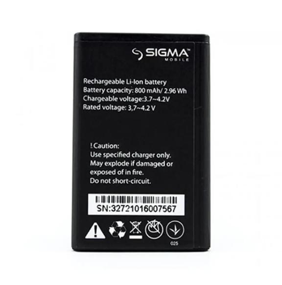 Аккумуляторная батарея для Sigma X-STYLE 11 800 mAh (000055682)