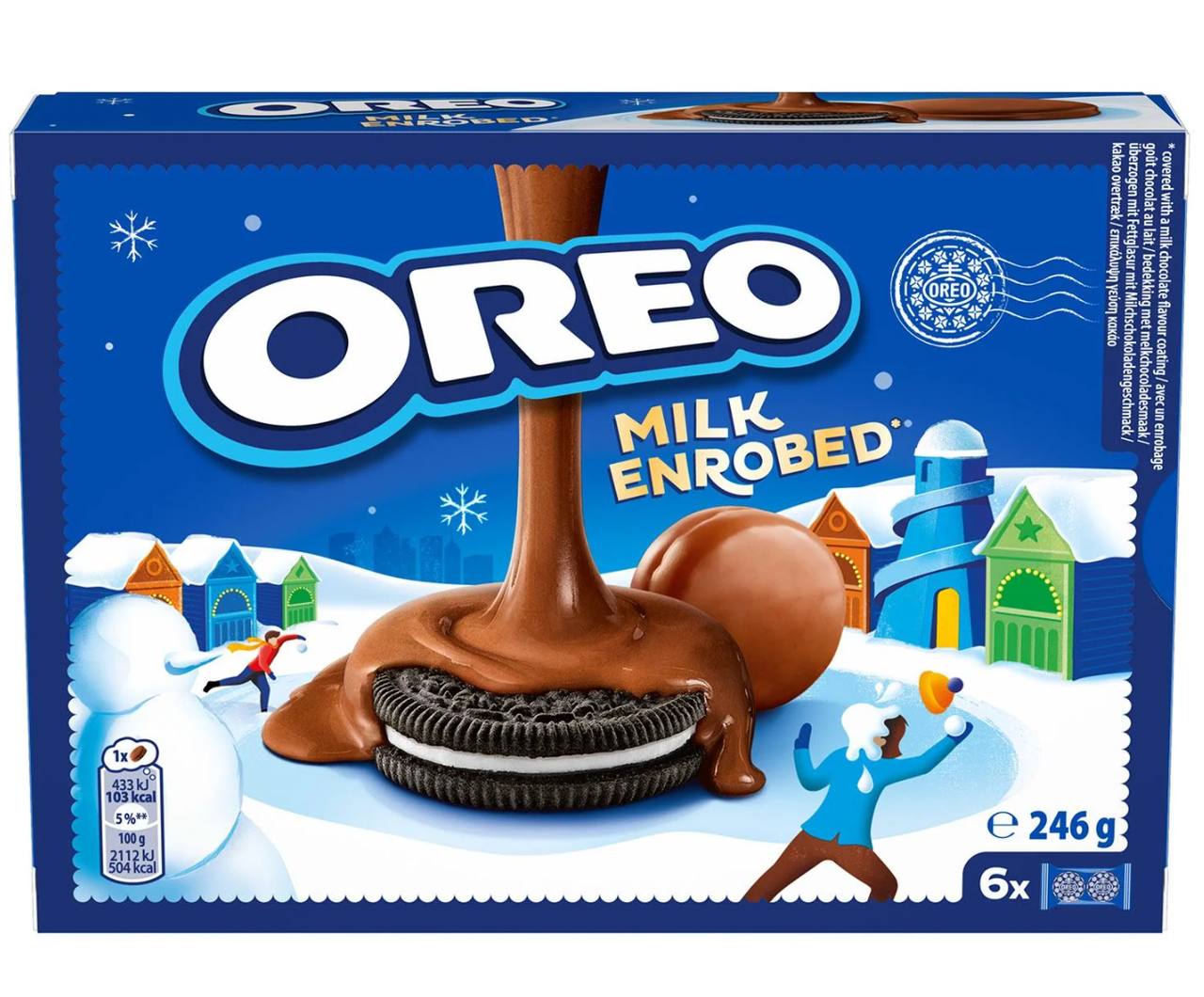 Печенье OREO Snowy Enrobed Milk Chocolate Biscuits 246 г (2580575566) Печенье OREO Snowy Enrobed Milk Chocolate Biscuits 246 г (2580575566)
