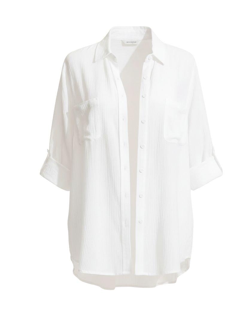 Рубашка пляжная женская Seafolly S Белый (55428-TO-white)