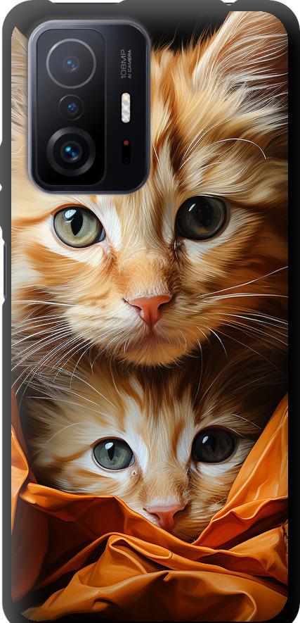 Чехол на Xiaomi 11T Котики 2 (5664b-2487-42517)