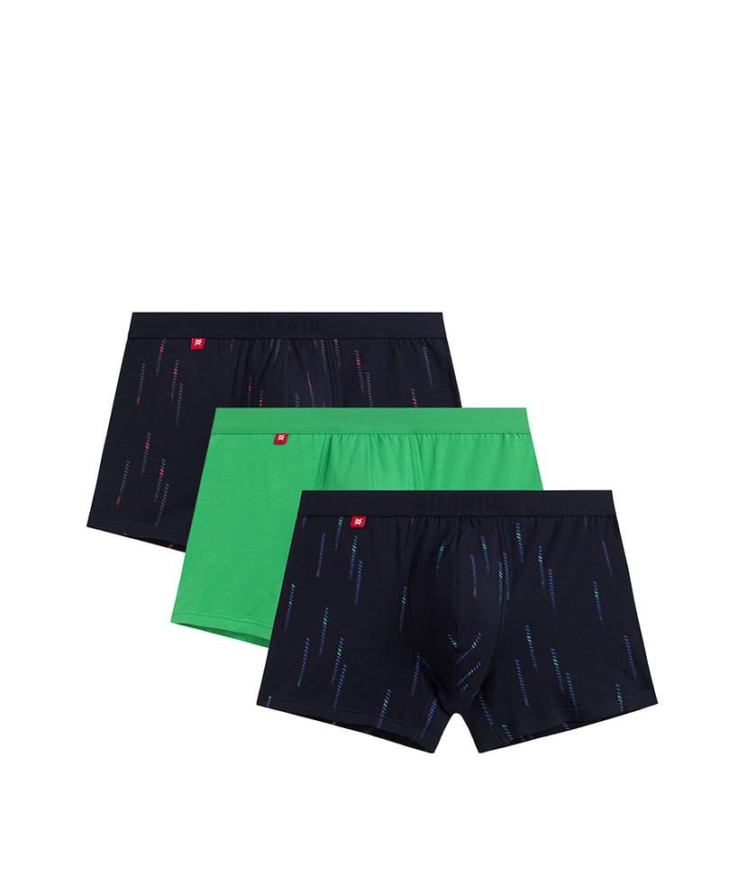 Комплект трусов-боксеров мужских Atlantic 3MH-210 с нашивной резинкой хлопок 3 шт. XXL Темно-синий/Зеленый (2596973291) Комплект трусов-боксеров мужских Atlantic 3MH-210 с нашивной резинкой хлопок 3 шт. XXL Темно-синий/Зеленый (2596973291)