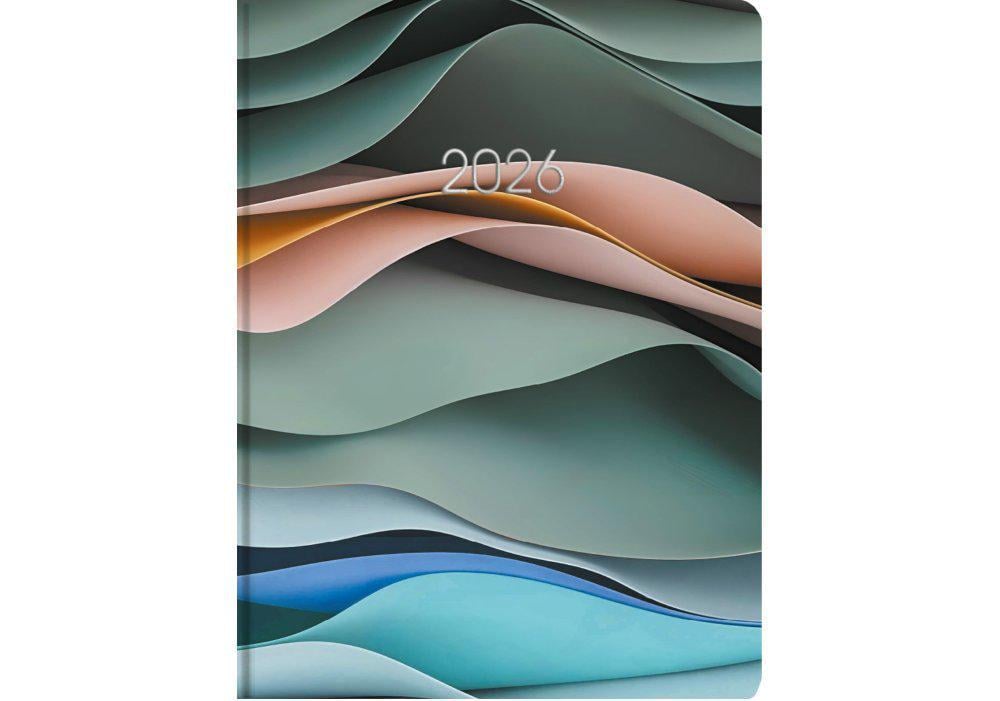 Дневник датированный 2026 Economix Color A5 336 стр. принт (E21837)