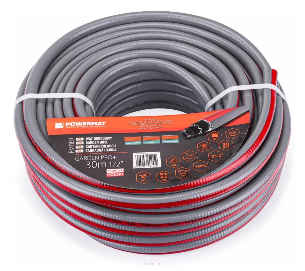Шланг садовый Powermat GARDEN PRO+ 1/2" 2622069514 30 м армированный 6 слоев до 30 бар