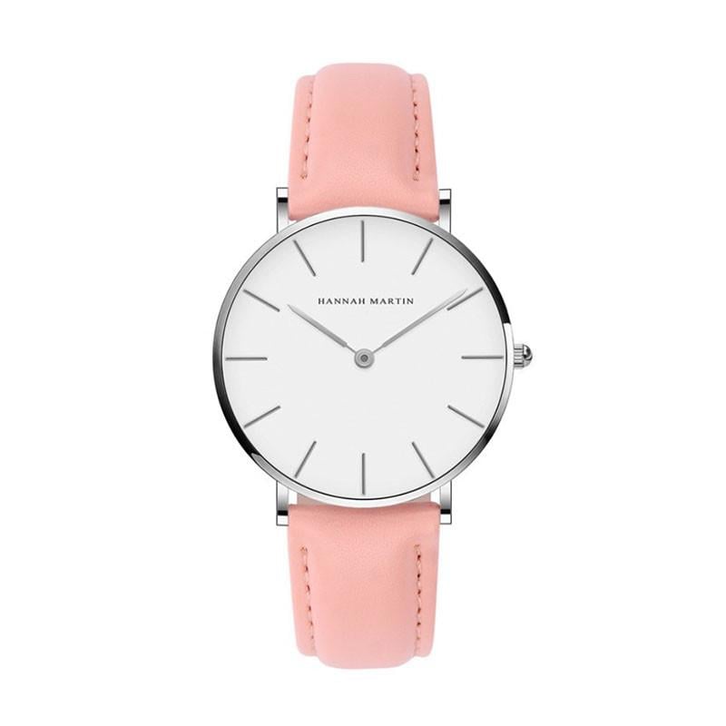 Часы женские Hannah Martin CB36 Silver/Pink (1393473644)