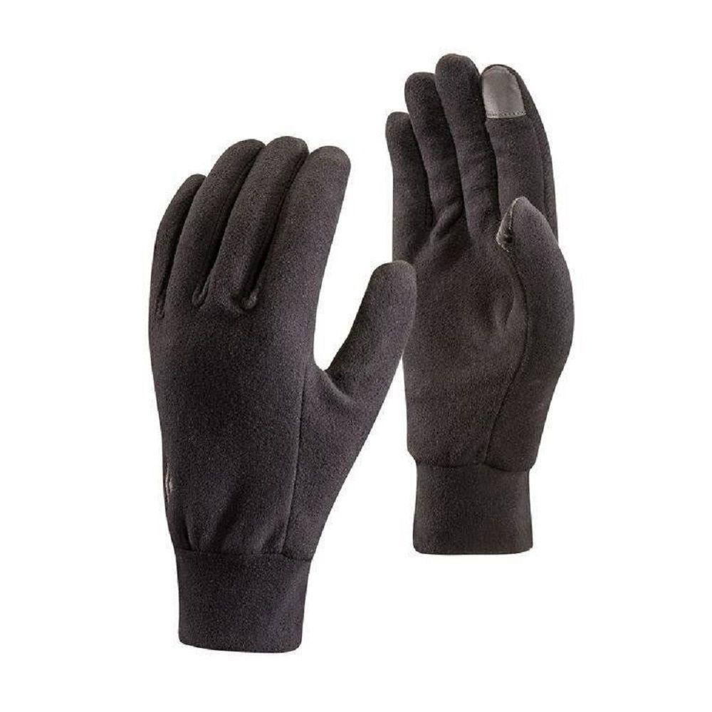 Перчатки спортивные Black Diamond LightWeight Fleece Gloves M Black (8568-52) - фото 1