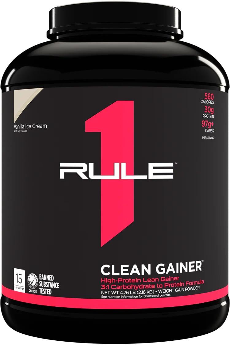 Гейнер Rule One Clean Gainer Vanilla Creme 2,16 кг