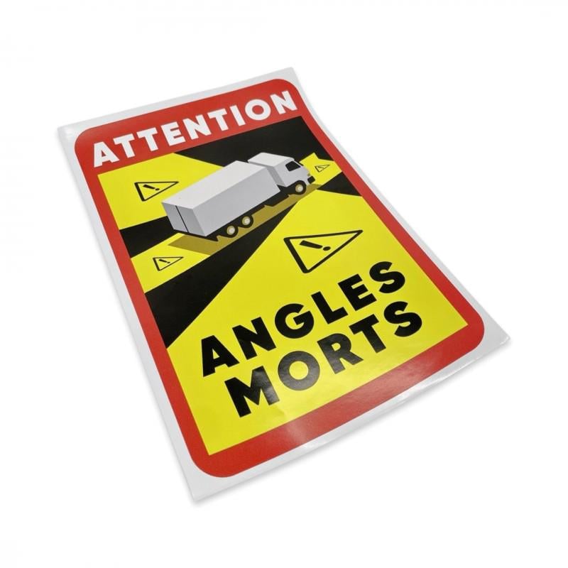 Наклейка "ANGLES MORTS" Слепаґ зона 170х250 мм (AM-STICK)
