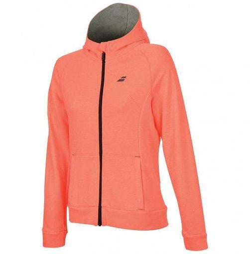 Толстовка детская Babolat Core hood sweat girl fluo strike heather 6-8 лет (3GS18041/5006 6-8)