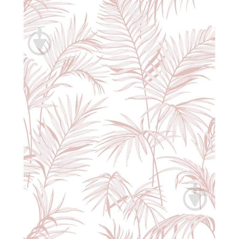 Виниловые обои на флизелиновой основе Graham Brown Paradise 106745 Белый-Розовый